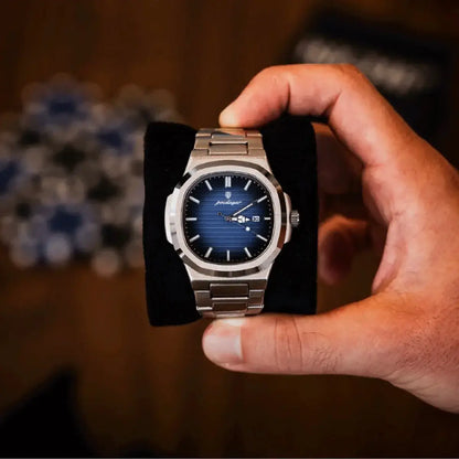 Herren Luxe Nautilus™ Uhr mit kostenlosem Armband-Kit – Ein echtes Schnäppchen!