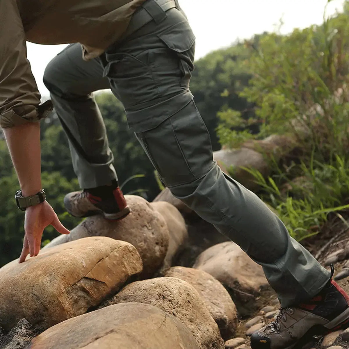 Kampftaugliche taktische Hose mit kostenlosem Gürtel – Rüsten Sie sich für Abenteuer!
