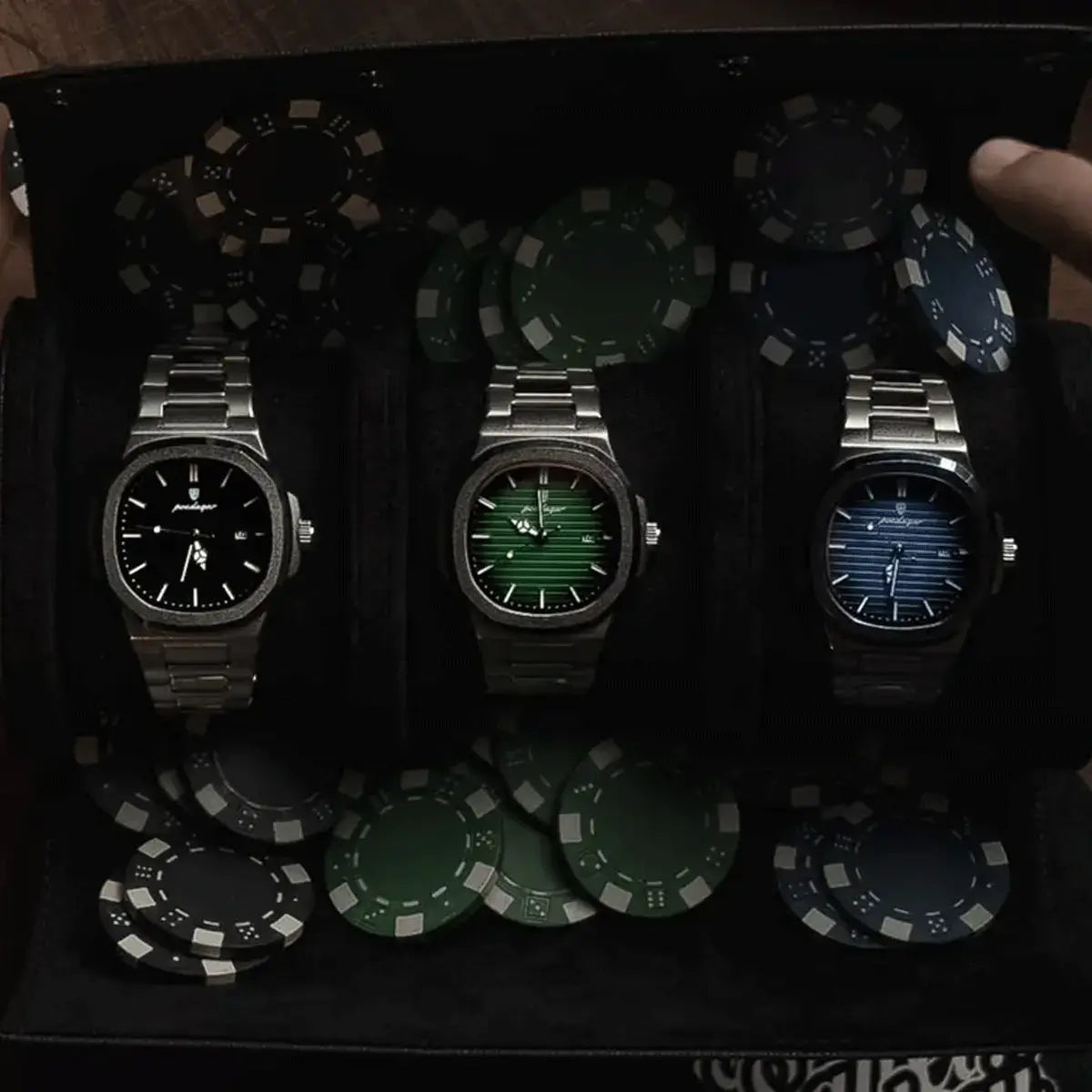 Herren Luxe Nautilus™ Uhr mit kostenlosem Armband-Kit – Ein echtes Schnäppchen!