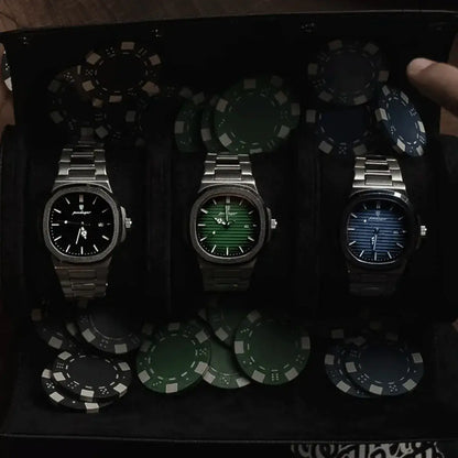 Herren Luxe Nautilus™ Uhr mit kostenlosem Armband-Kit – Ein echtes Schnäppchen!