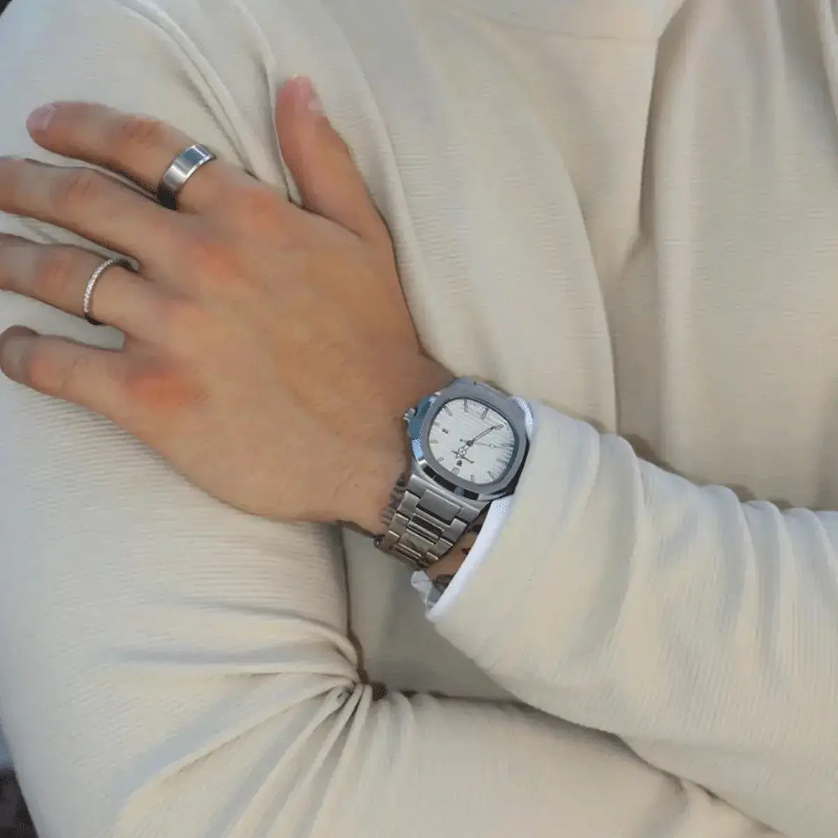 Herren Luxe Nautilus™ Uhr mit kostenlosem Armband-Kit – Ein echtes Schnäppchen!