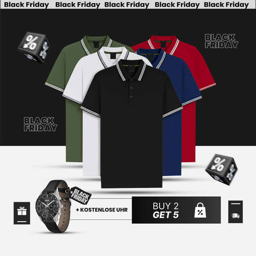 HB PREMIUM POLO SET [BUY 2 GET 5] + KOSTENLOSE UHR